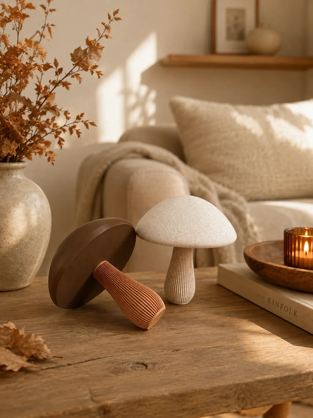 Champignons des  bois — Objet déco