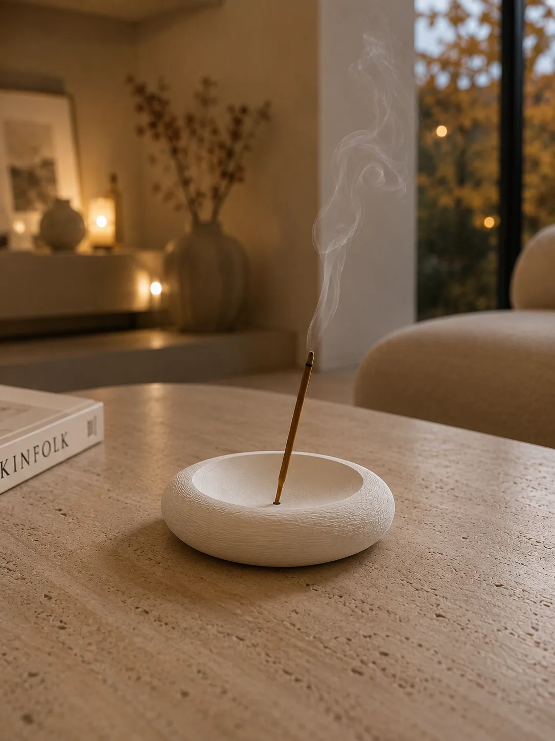Porte-encens Galet Minimaliste — Porte-encens