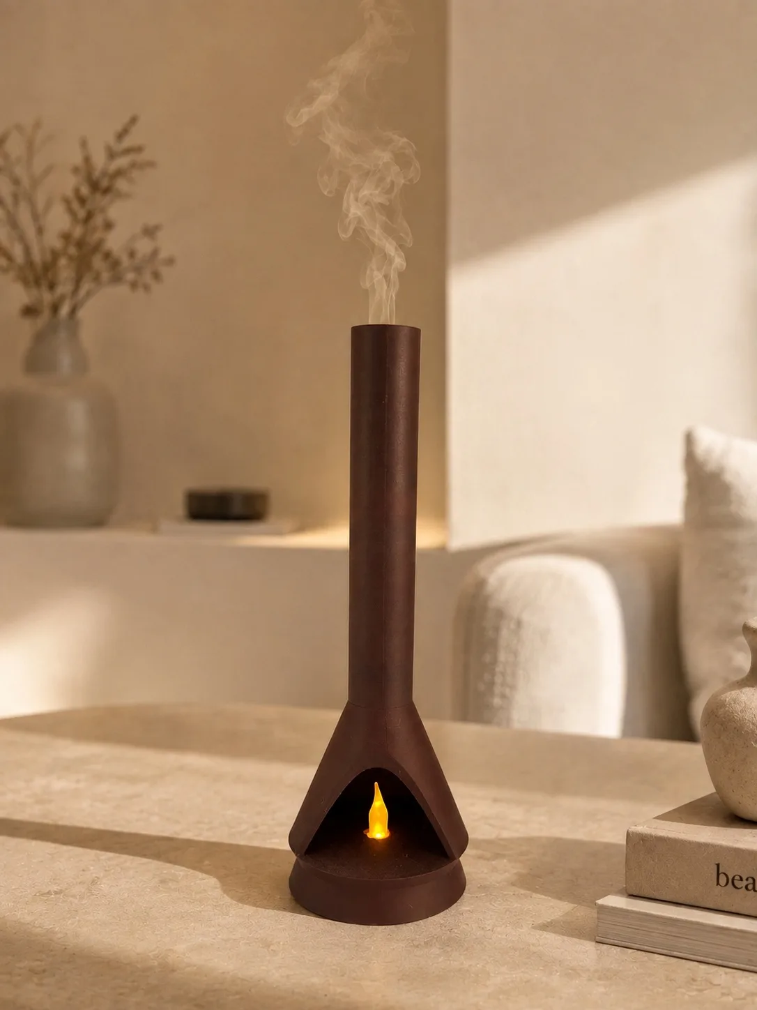 Diffuseur d'Encens Cheminée — en situation