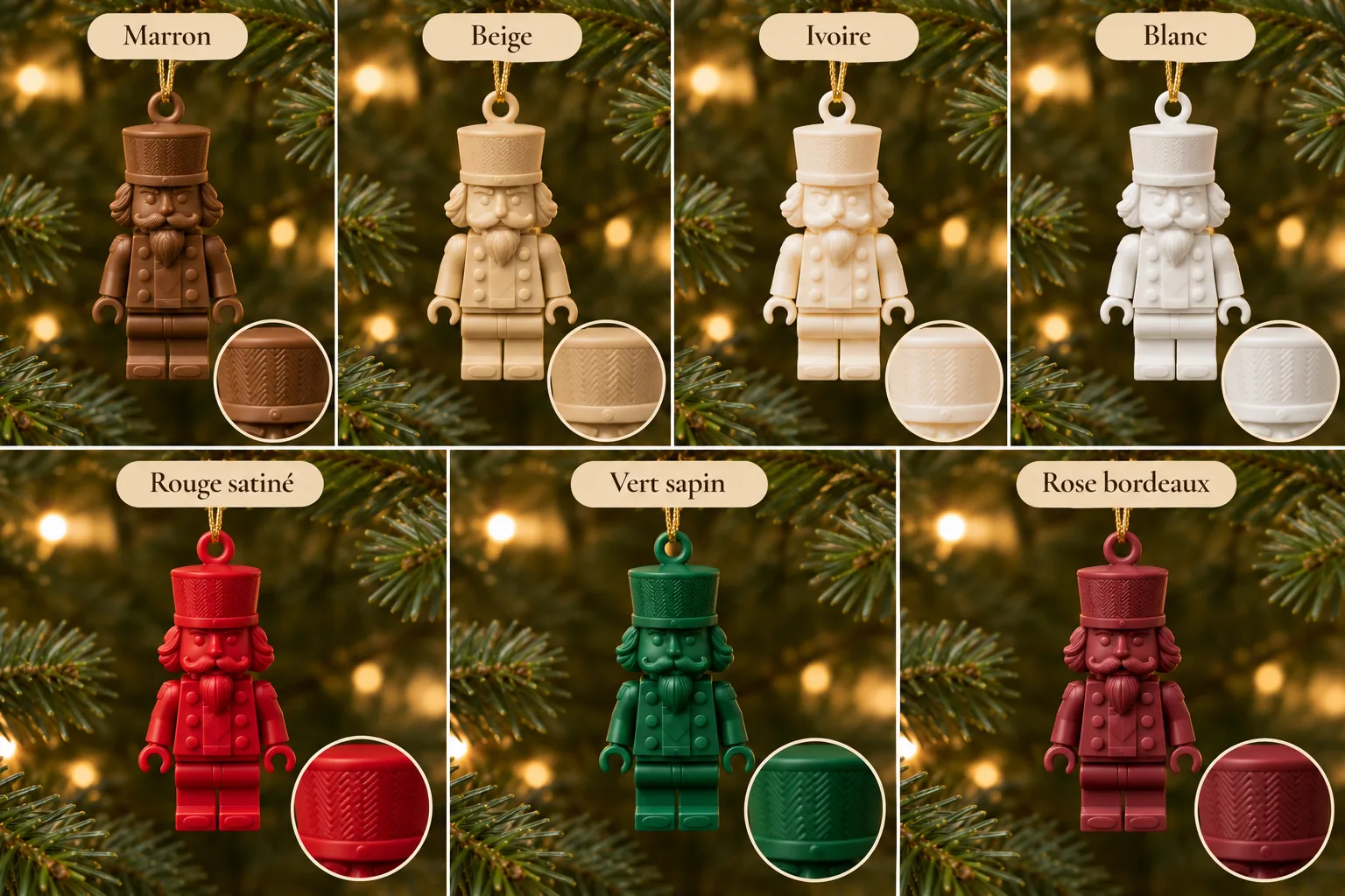 Casse-noisette - décoration pour sapin — les coloris