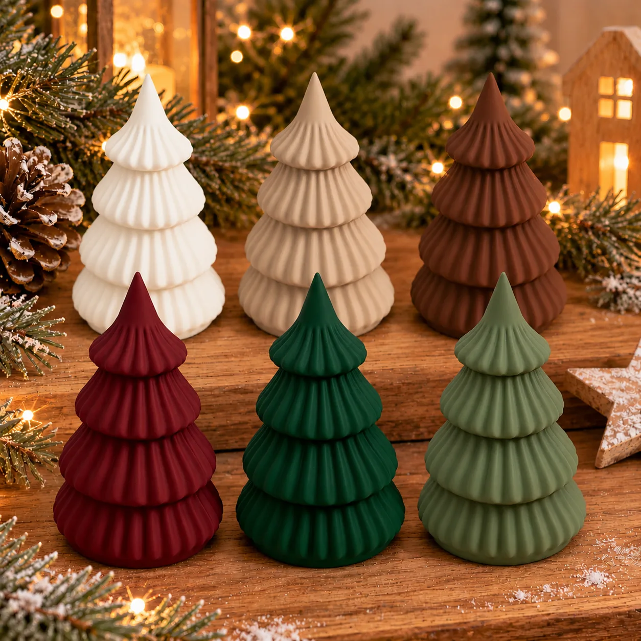 Sapin décoratif — les coloris